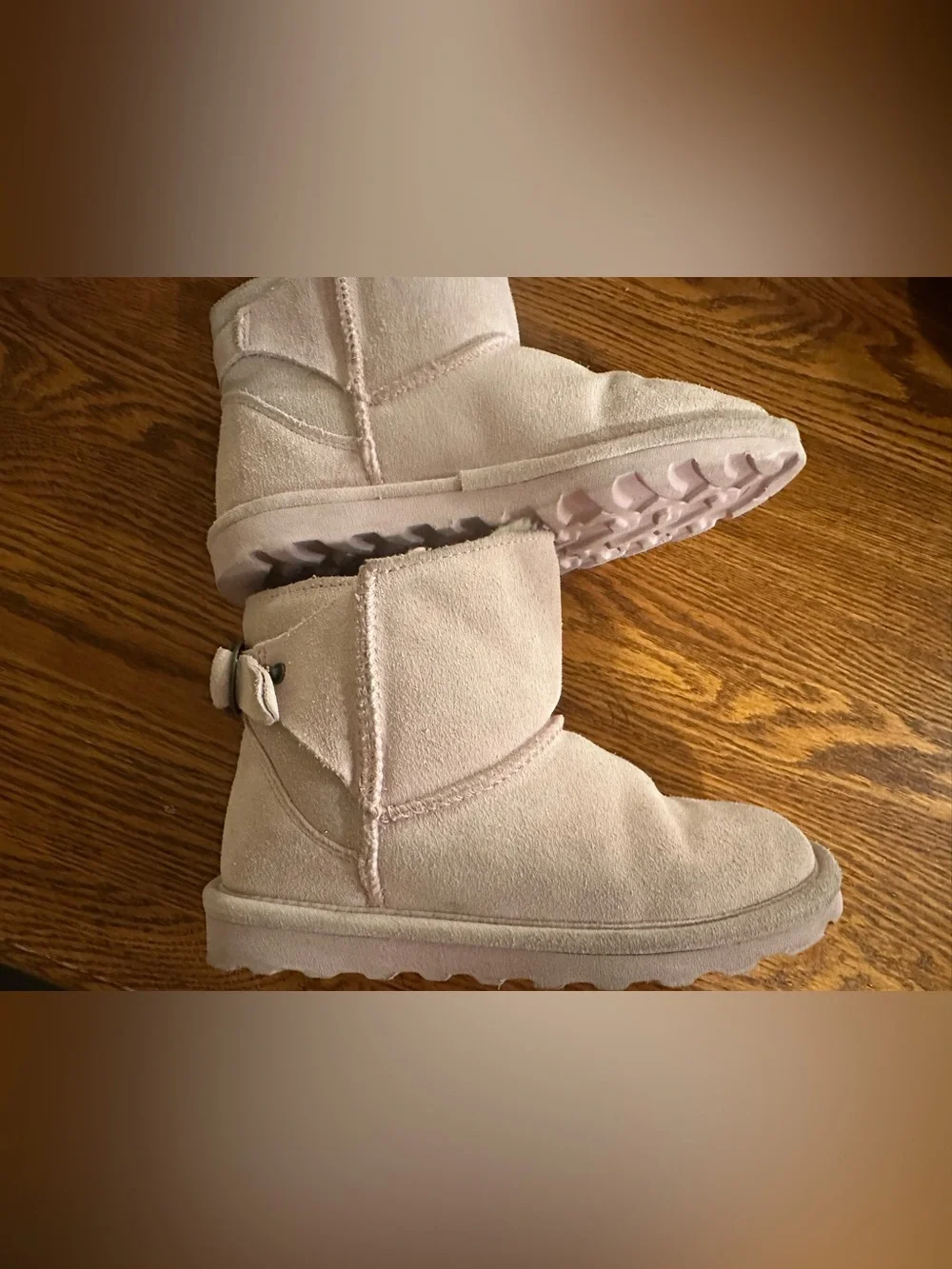 BEARPAW Betty Youth Pink Girls Size 3 Winter Boots